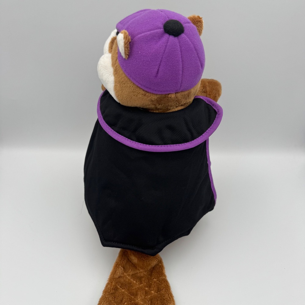 Buc-ee's Plush Toy Kids 12 Inch Brown Vampire Halloween Buc-ee Beaver Mascot - Picture 4 of 8